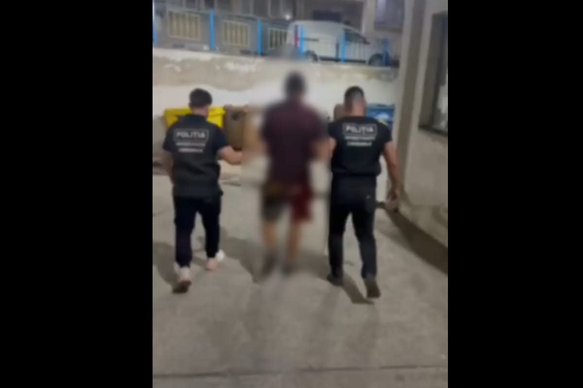 Polițiști din Brăila în acțiune în timpul anchetei
