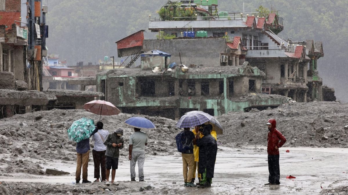 Inundații masive în Nepal și China, râul Koshi, zone afectate