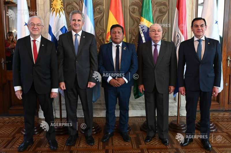 negocieri comerciale între Mercosur și UE, lideri în discuție