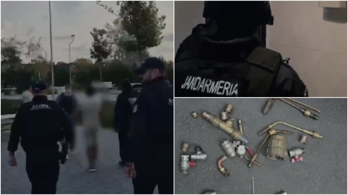 reținere suspecti furt punct termic București