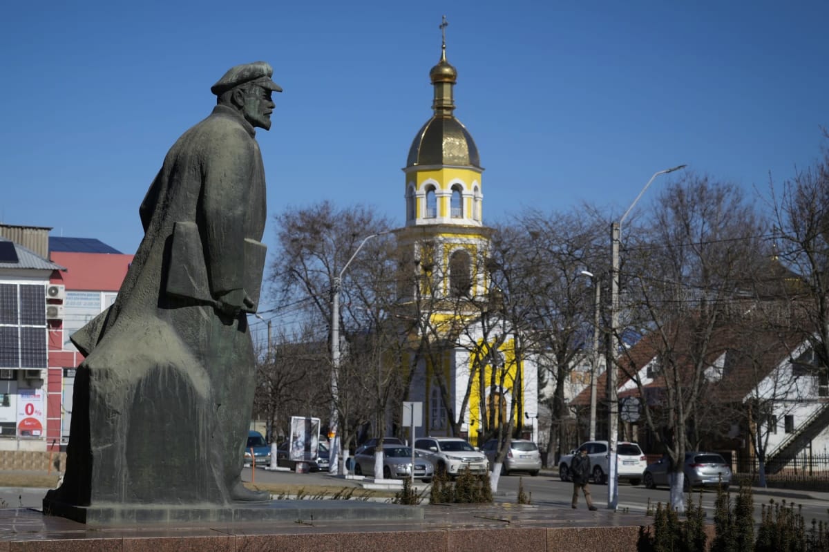 monument Lenin în Comrat, Găgăuzia