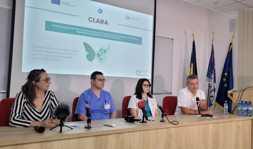 discuție la masă rotundă despre screeningul pentru cancerul de col uterin la Cluj