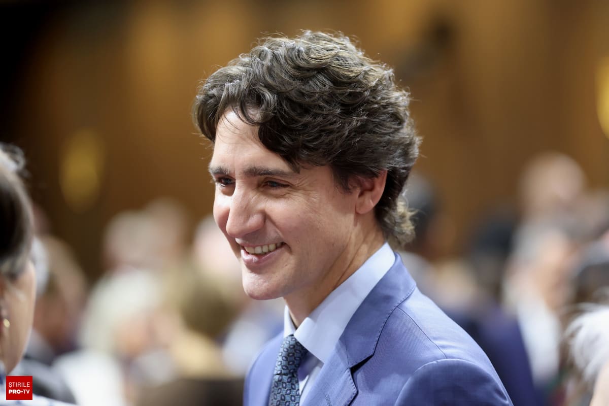 Justin Trudeau în timpul unui eveniment public, promovând industria divertismentului
