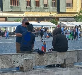 Polițiști locali în acțiune în Timișoara Polițiști locali în acțiune în Timișoara