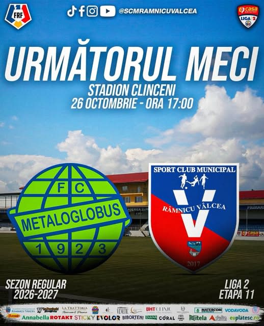 stadion Clinceni, echipă de fotbal în acțiune