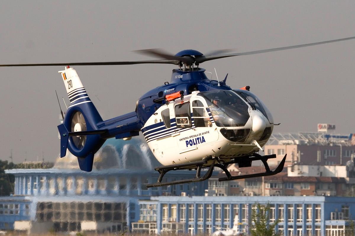 elicopter poliție supraveghere trafic Covasna