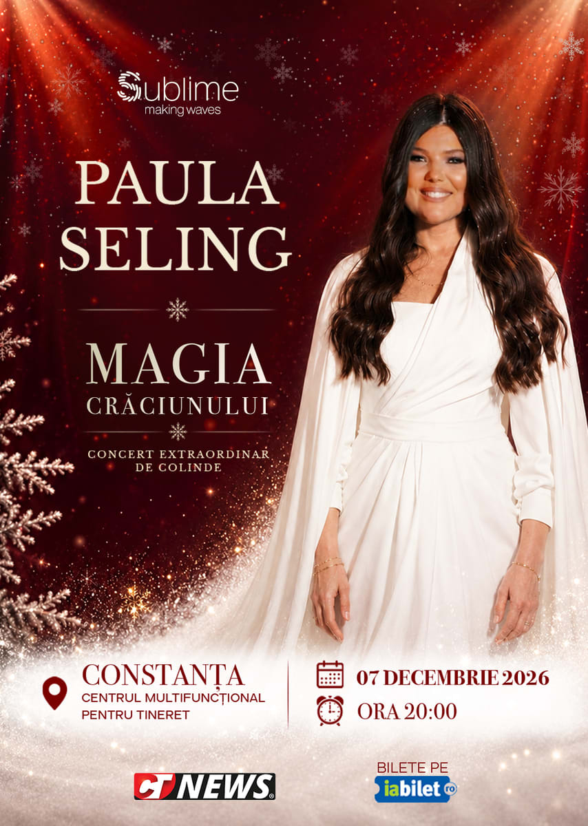 Paula Seling aduce „Magia Crăciunului” la Constanța, Pitești, Arad și Deva