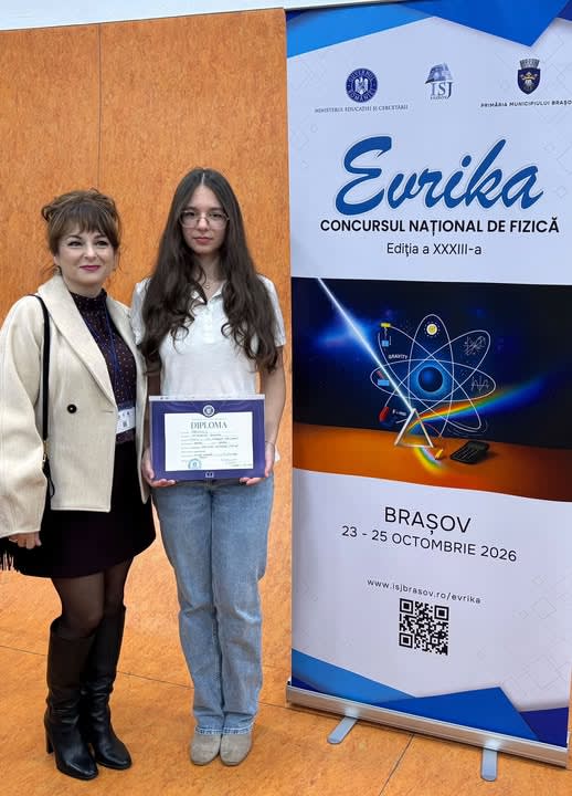 Teodora Mihalache premiată la concurs