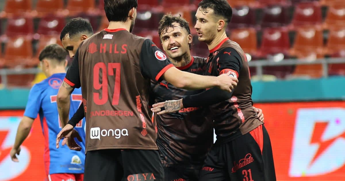 Dinamo a învins Chindia Târgoviște cu 5-2 pe Arena Națională în Cupa României