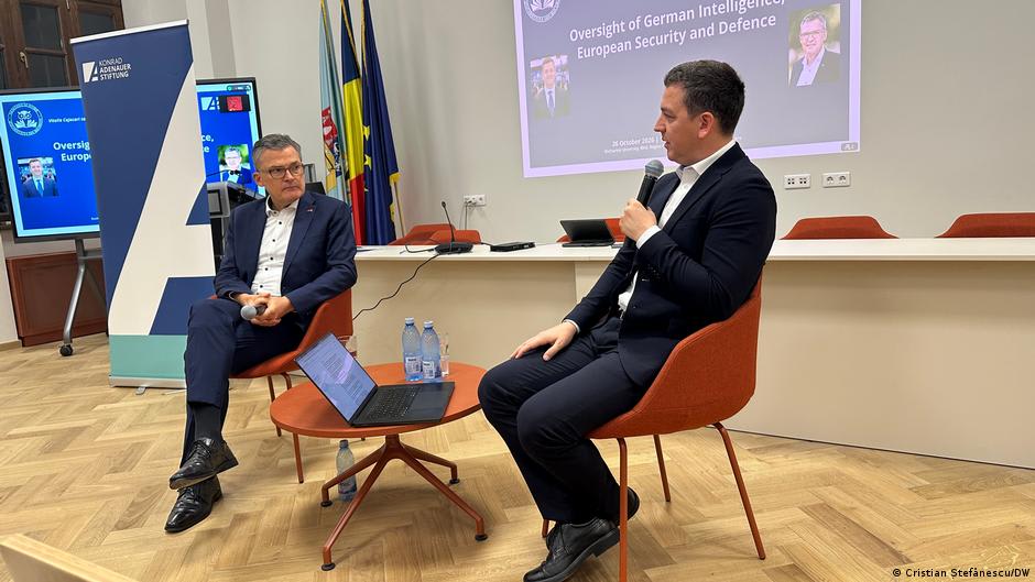 Roderich Kiesewetter la conferință în București Roderich Kiesewetter la conferință în București