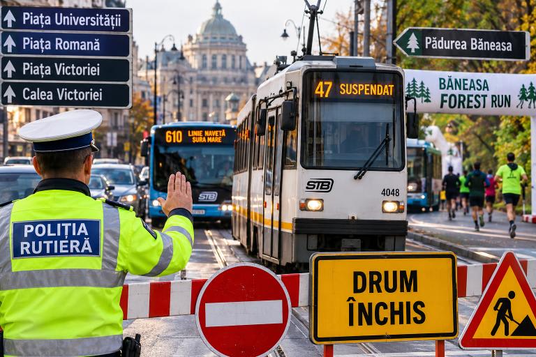 Restricții de circulație în București, tramvaie deviate