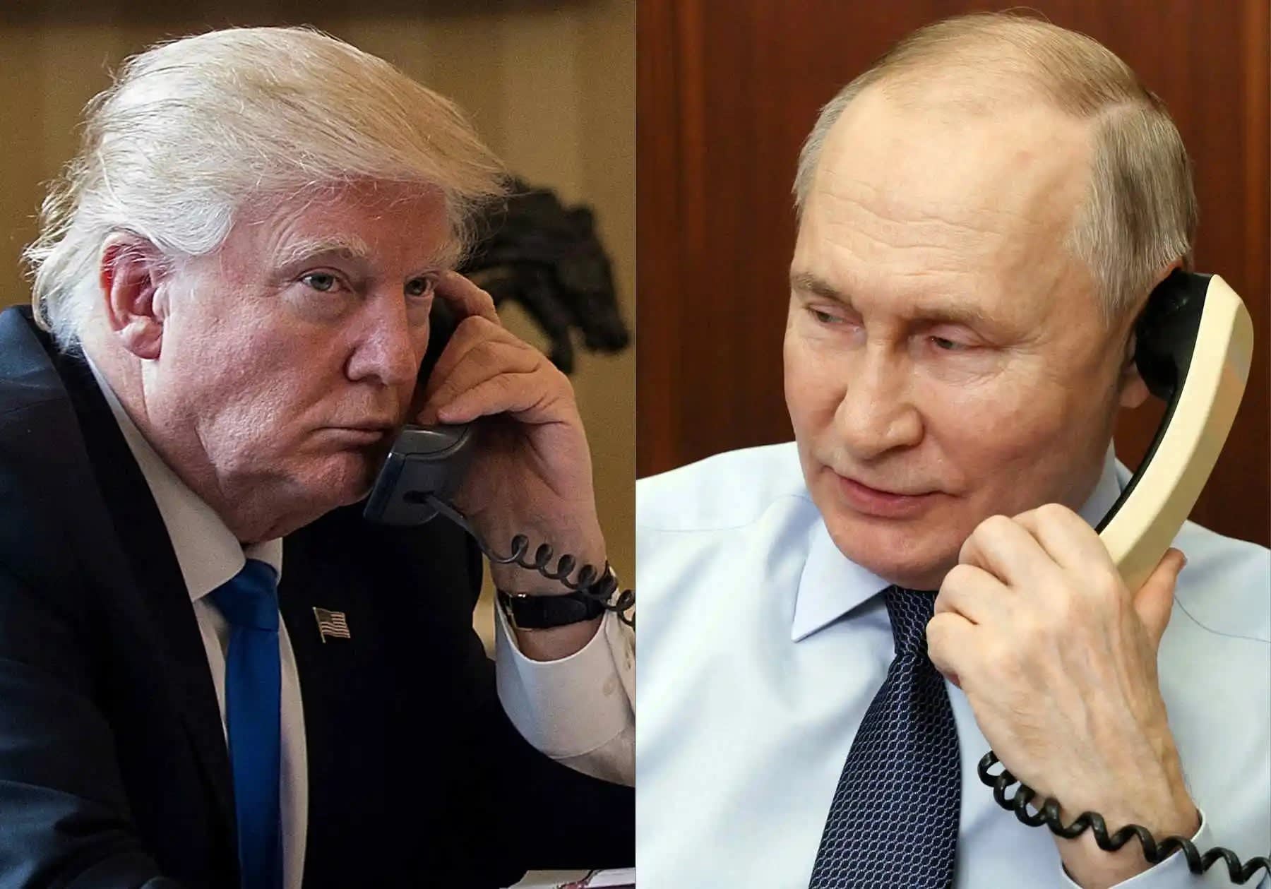 Vladimir Putin și Donald Trump în discuție, Kremlin, Rusia