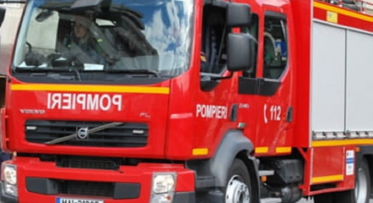 Elicopter SMURD în zona accidentului din Breaza