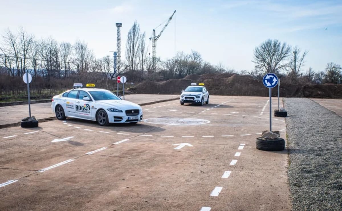 Poligon de testare pentru conducători auto în România