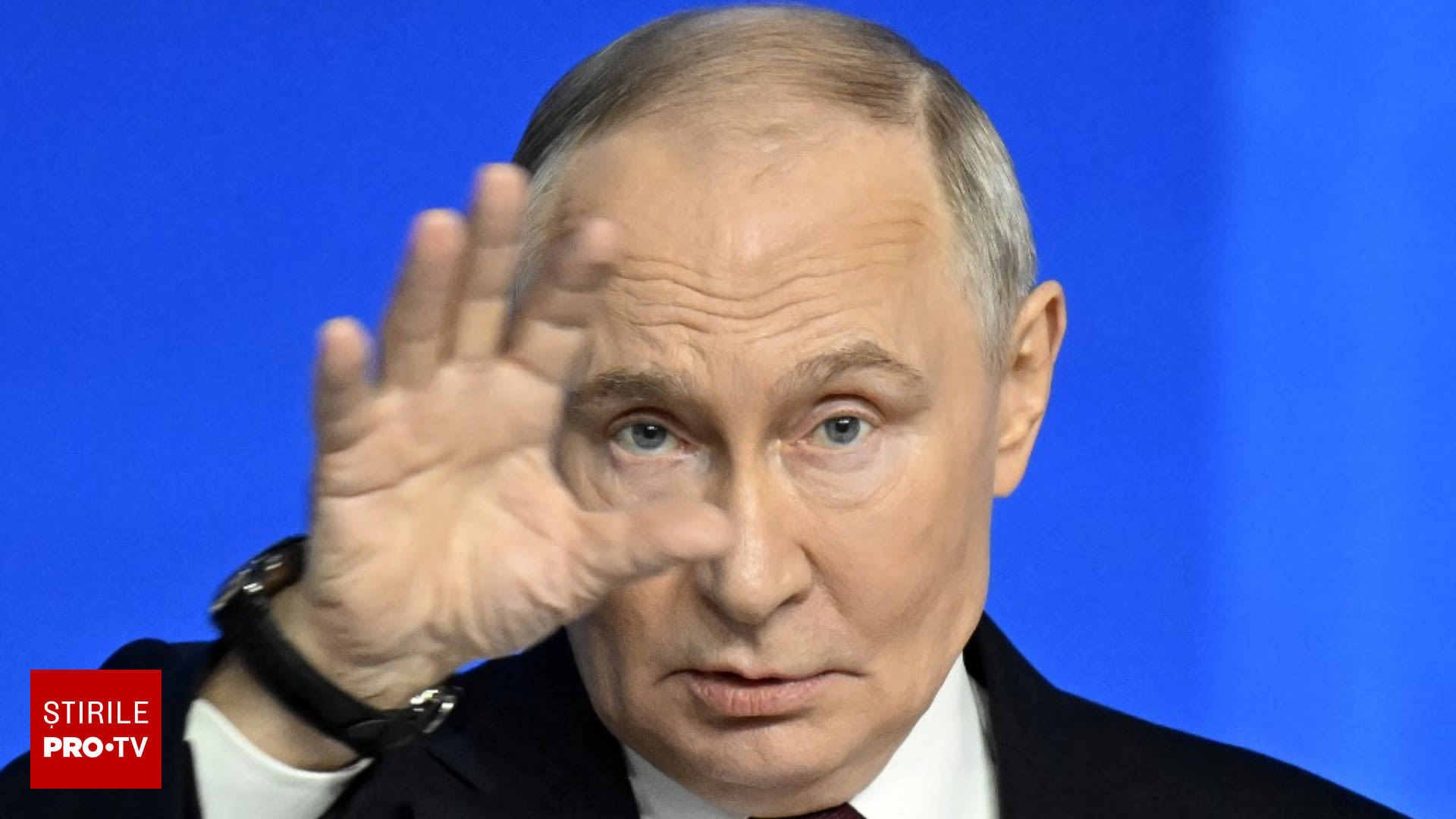 Vladimir Putin în fața camerei, comentând atacurile cu drone asupra Rusiei