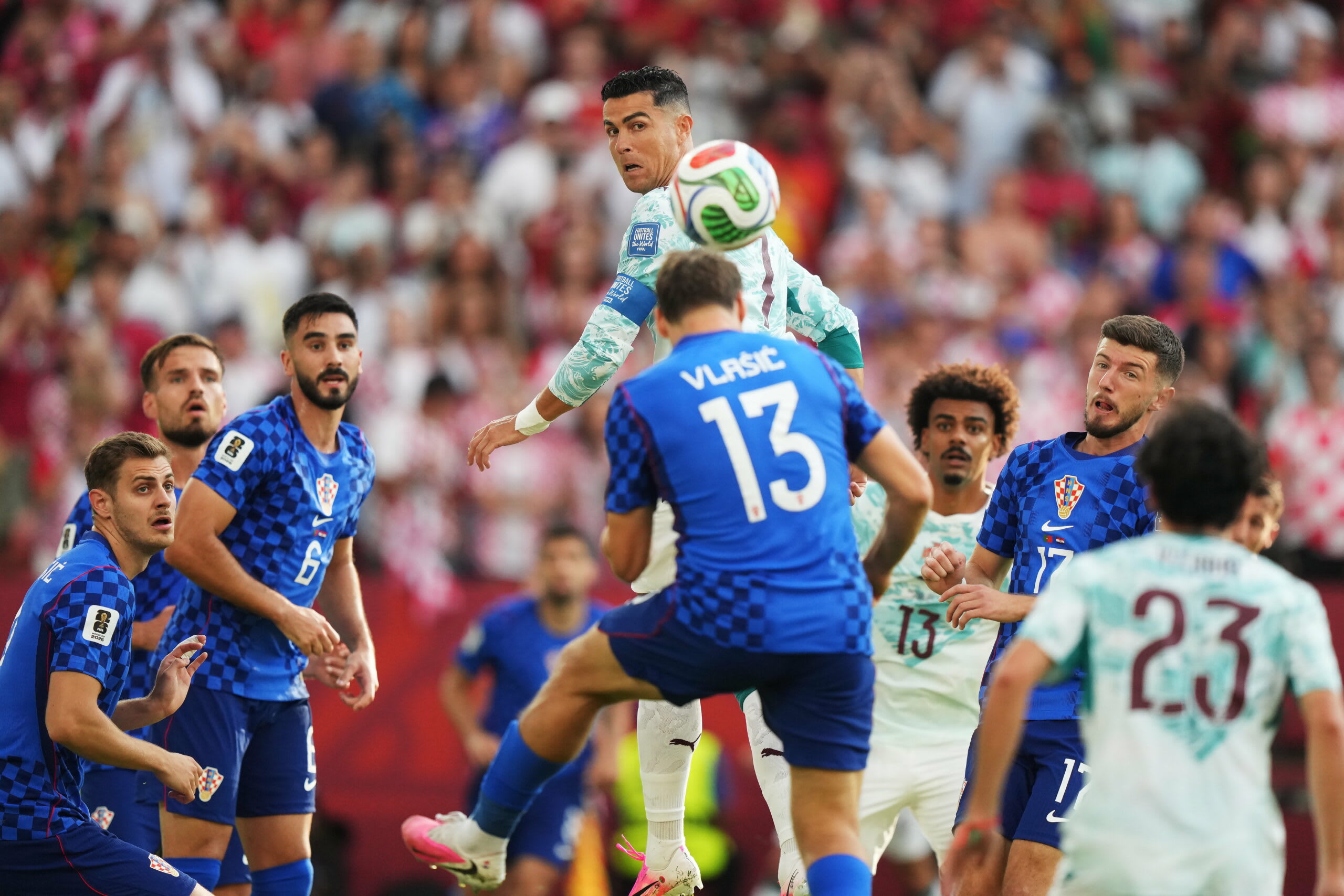 Selecționerul Croației, Zlatko Dalic, vorbește la conferința de presă despre sistemul VAR