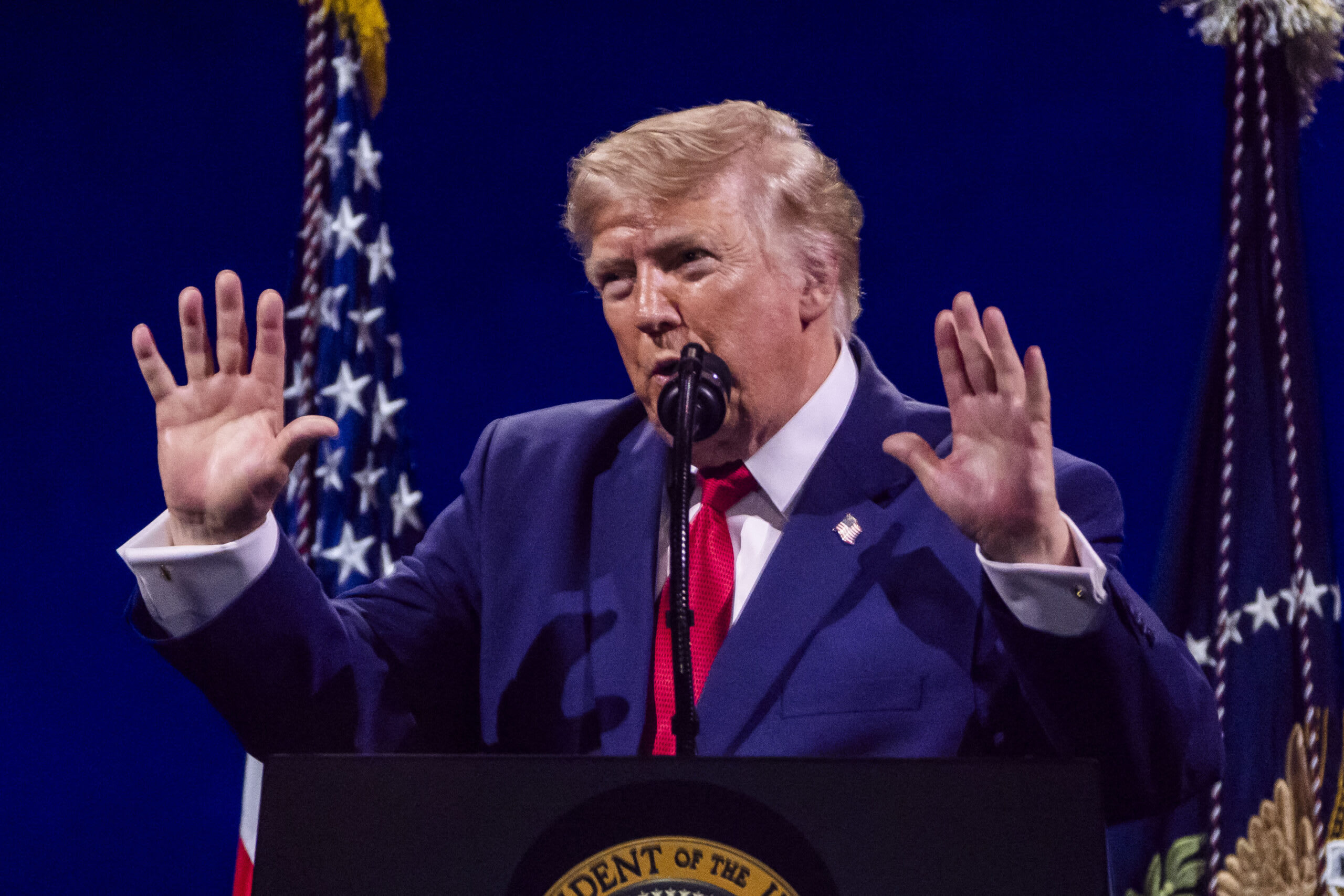 Donald Trump și Tayyip Erdogan în discuție la Ankara