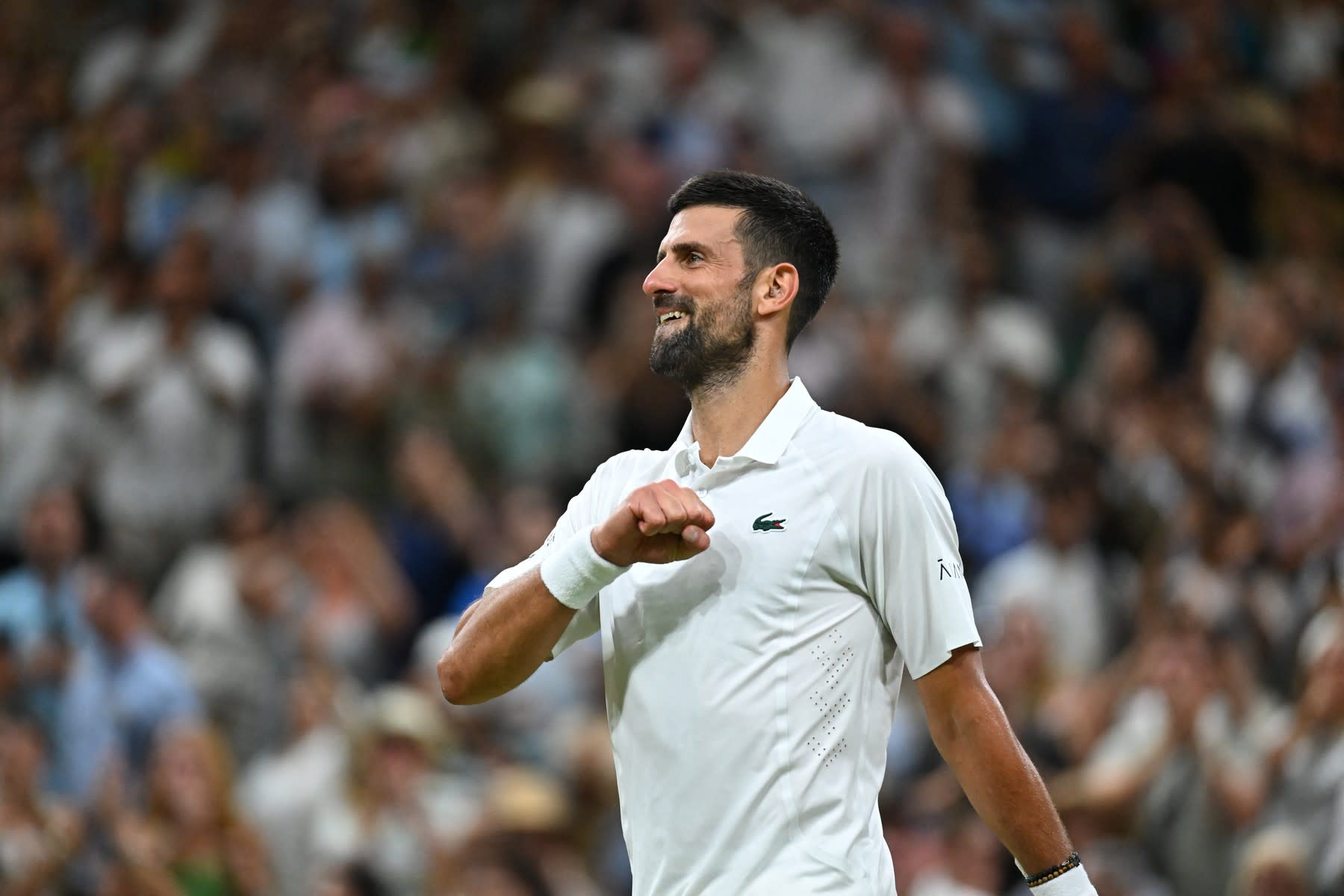 Novak Djokovic în conferință de presă după meciul de la Wimbledon 2026 Novak Djokovic în conferință de presă după meciul de la Wimbledon 2026