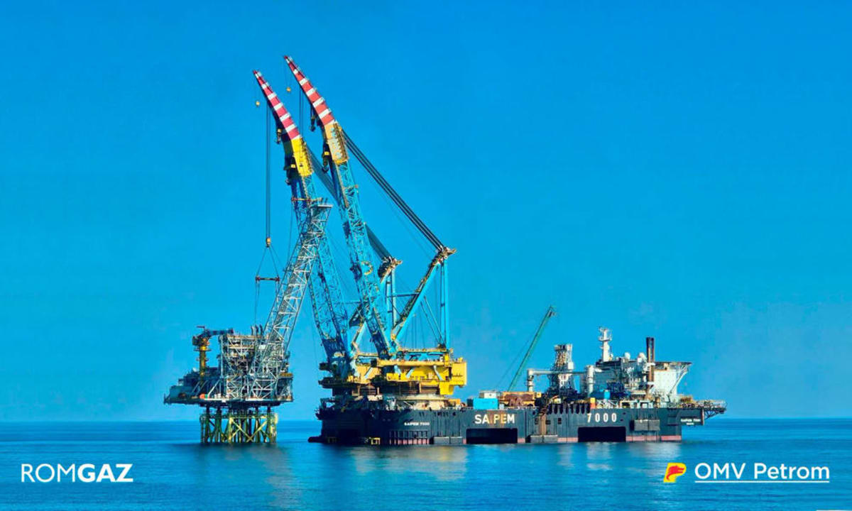 Platforma offshore Neptun Alpha în Marea Neagră, România