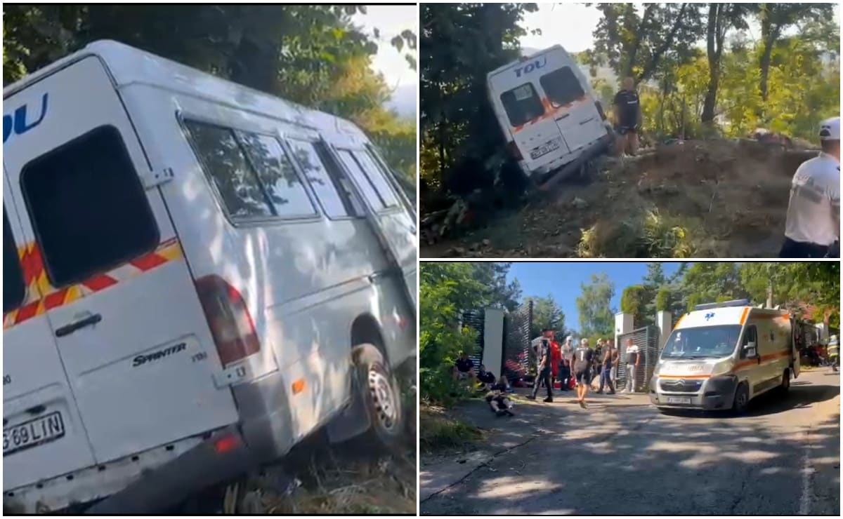 Accident microbuz Câmpulung