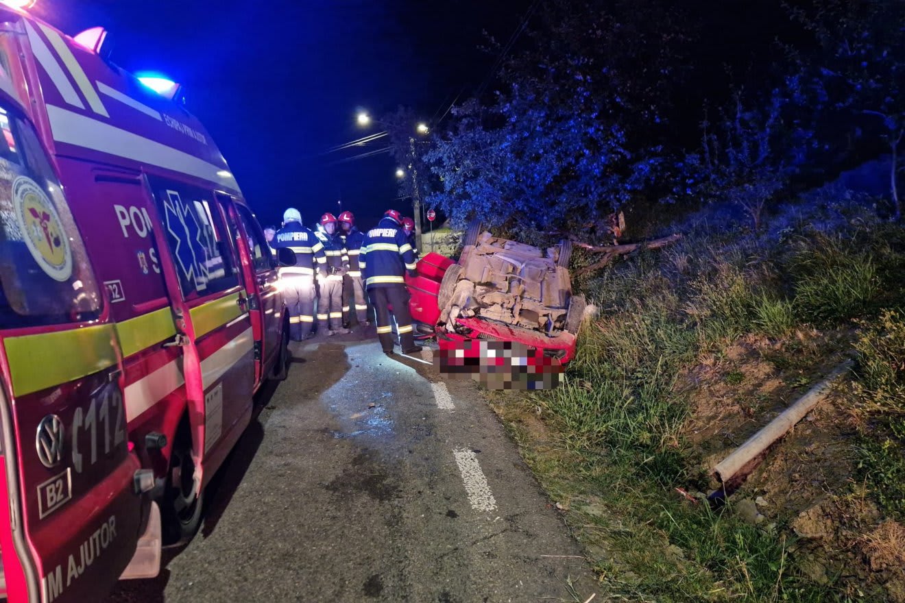 Accident auto în Dicsőszentmárton