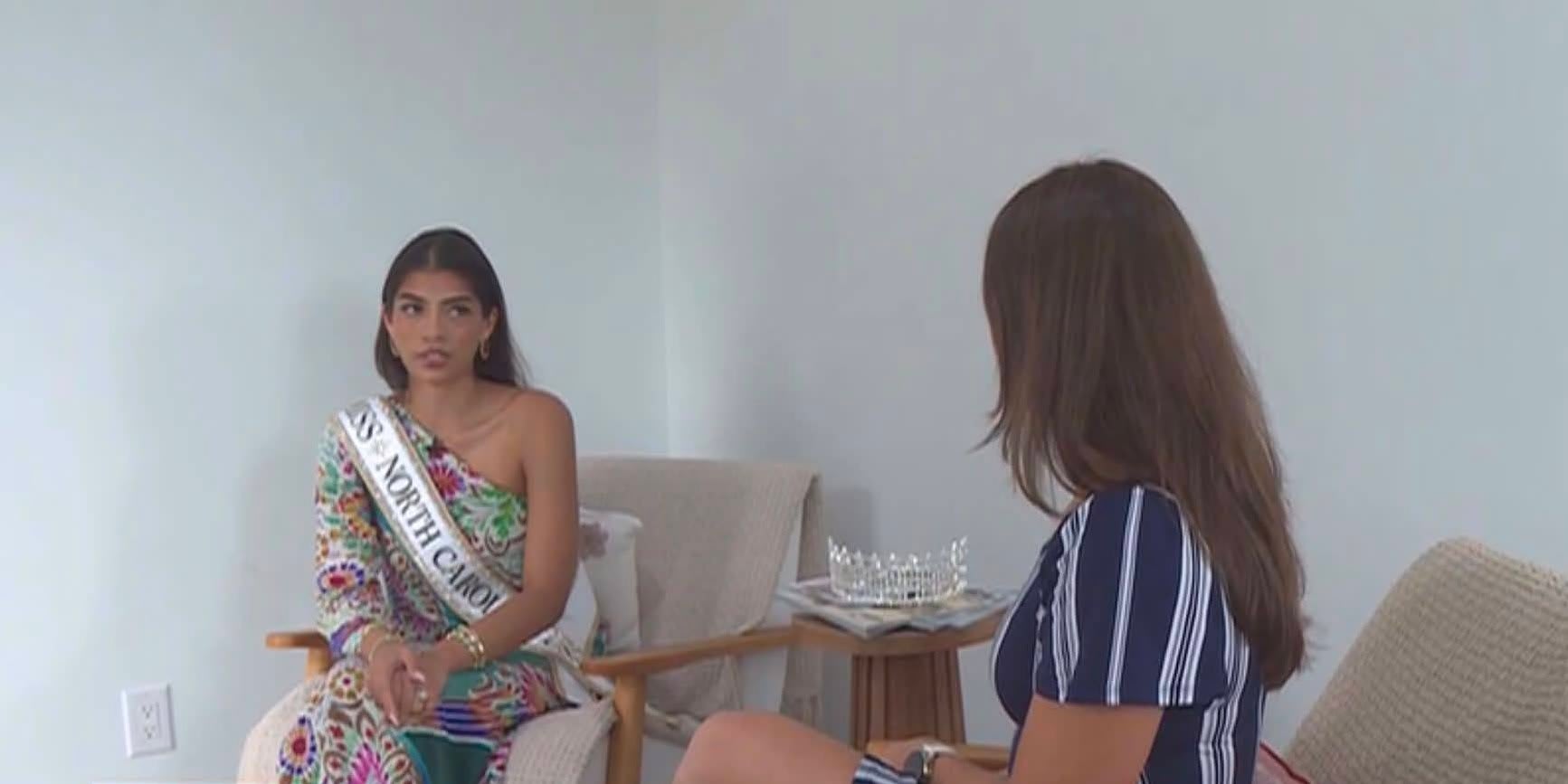 Miss North Carolina 2026 în timpul concursului de frumusețe