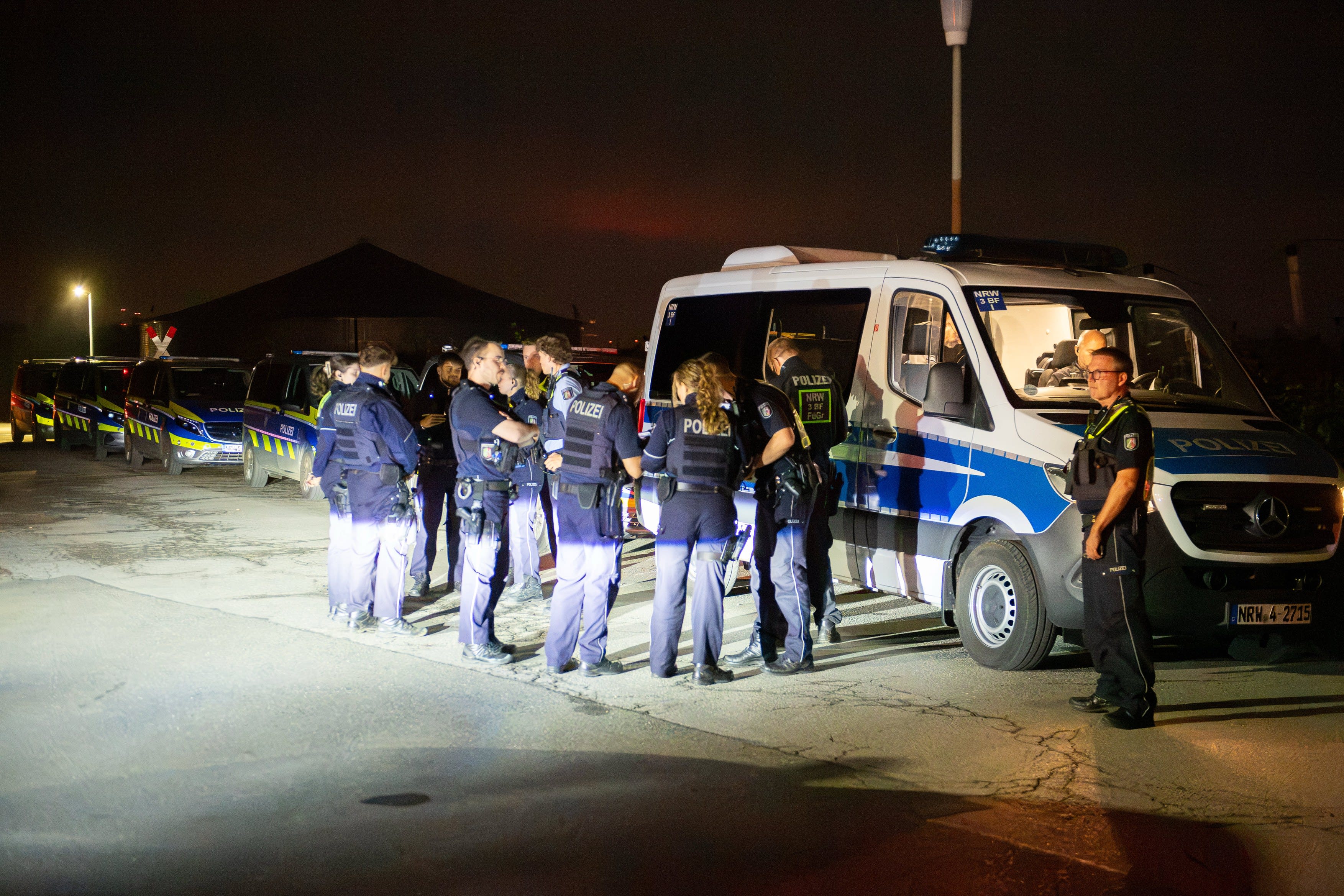 Intervenție poliție la o substație de electricitate din Germania