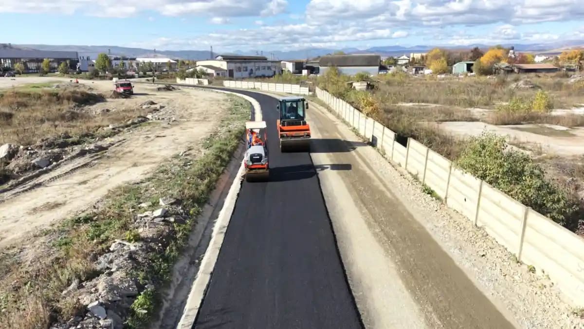 Centura ocolitoare Ocna Mureș în construcție