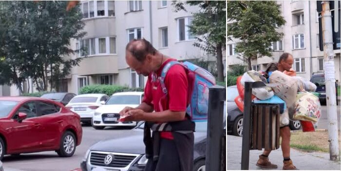Un om al străzii, împovărat de sacoșe, a stârnit valuri de emoție. Asociația H.A.P.P.Y.: „Curând va avea și el un acoperiș deasupra capului” Un om al străzii, împovărat de sacoșe, a stârnit valuri de emoție. Asociația H.A.P.P.Y.: „Curând va avea și el un acoperiș deasupra capului”