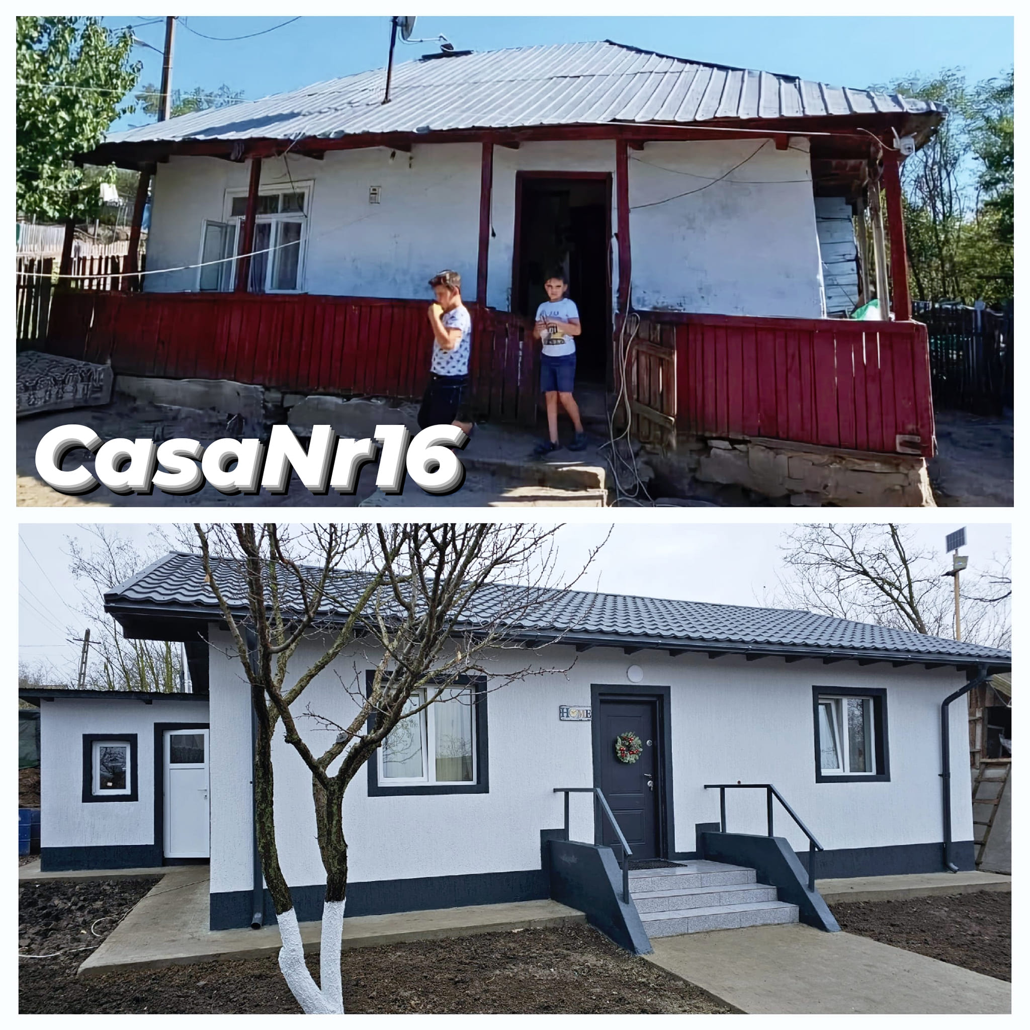 De Crăciun, doi copii din Iacobeni au primit o casă nouă și o șansă la o viață mai bună De Crăciun, doi copii din Iacobeni au primit o casă nouă și o șansă la o viață mai bună