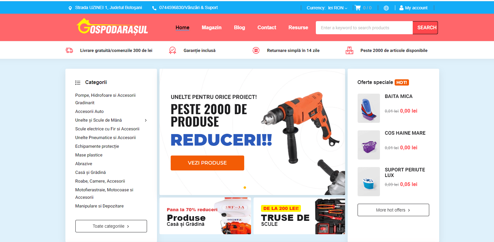 FELYMARO se extinde in curand online: Prin Gospodarașul.ro aduce magazinul gospodăresc în mediul digital FELYMARO se extinde in curand online: Prin Gospodarașul.ro aduce magazinul gospodăresc în mediul digital