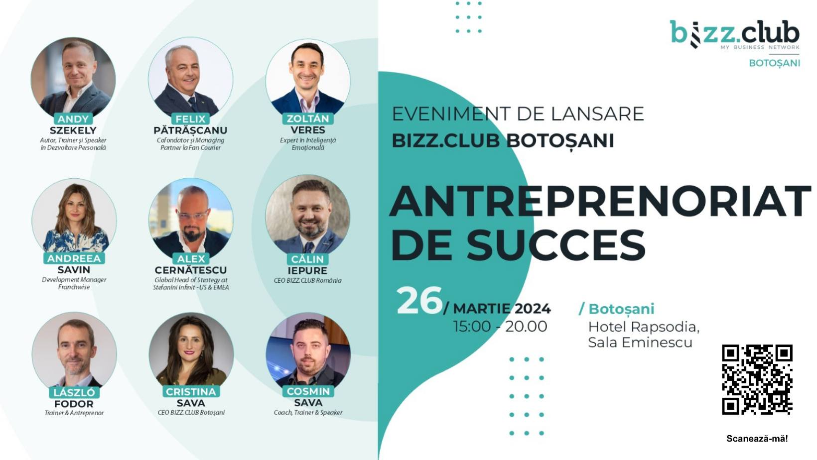 Zeci de Antreprenori din Botoșani se Alătură celui Mai Mare Eveniment de Business, Networking și Dezvoltare Personală cu Speakeri Consacrați Zeci de Antreprenori din Botoșani se Alătură celui Mai Mare Eveniment de Business, Networking și Dezvoltare Personală cu Speakeri Consacrați