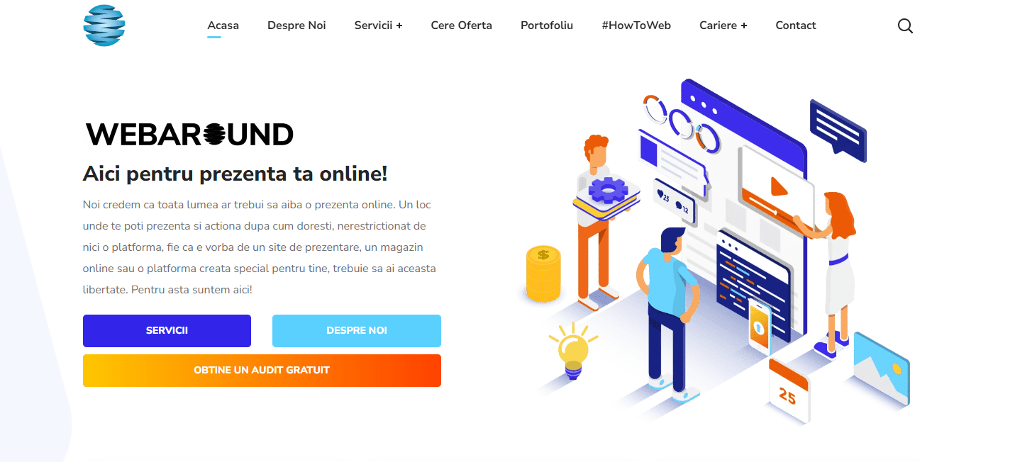WEBAROUND: Construim Prezențe Online Remarcabile pentru Afacerile Tale! WEBAROUND: Construim Prezențe Online Remarcabile pentru Afacerile Tale!