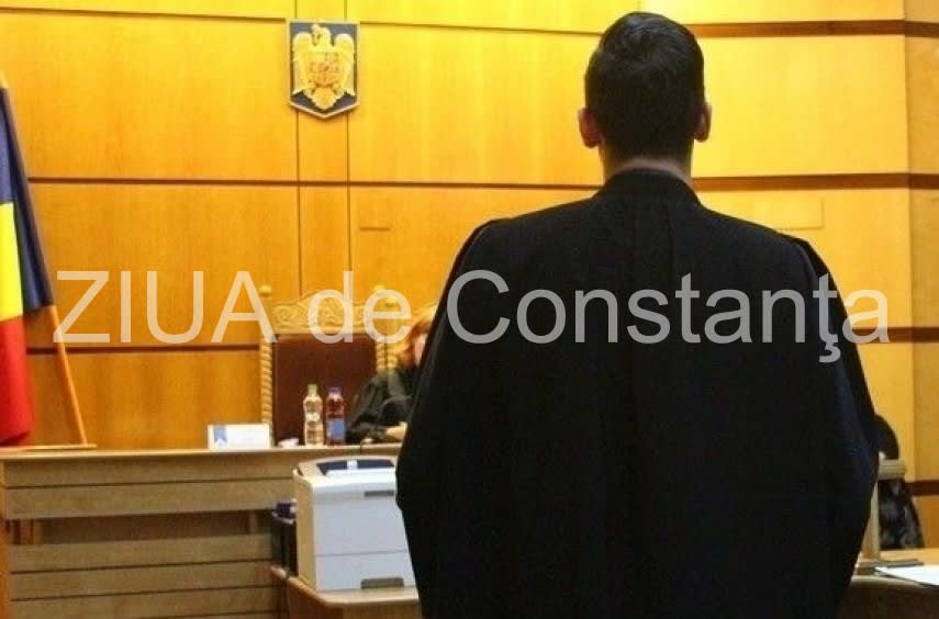 Sala de judecată a Judecătoriei Constanța în timpul unui proces