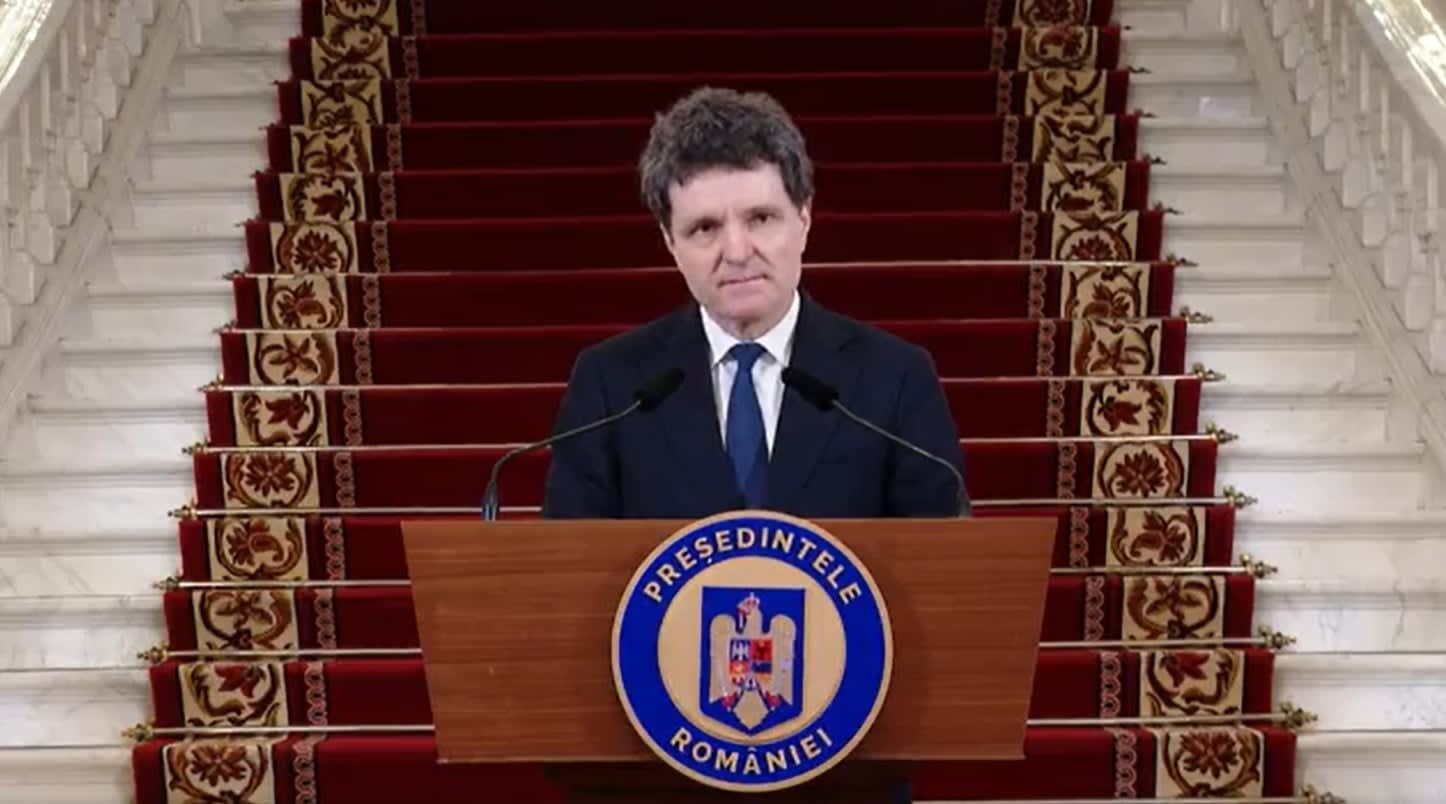 Nicuşor Dan în conferință de presă la Palatul Cotroceni