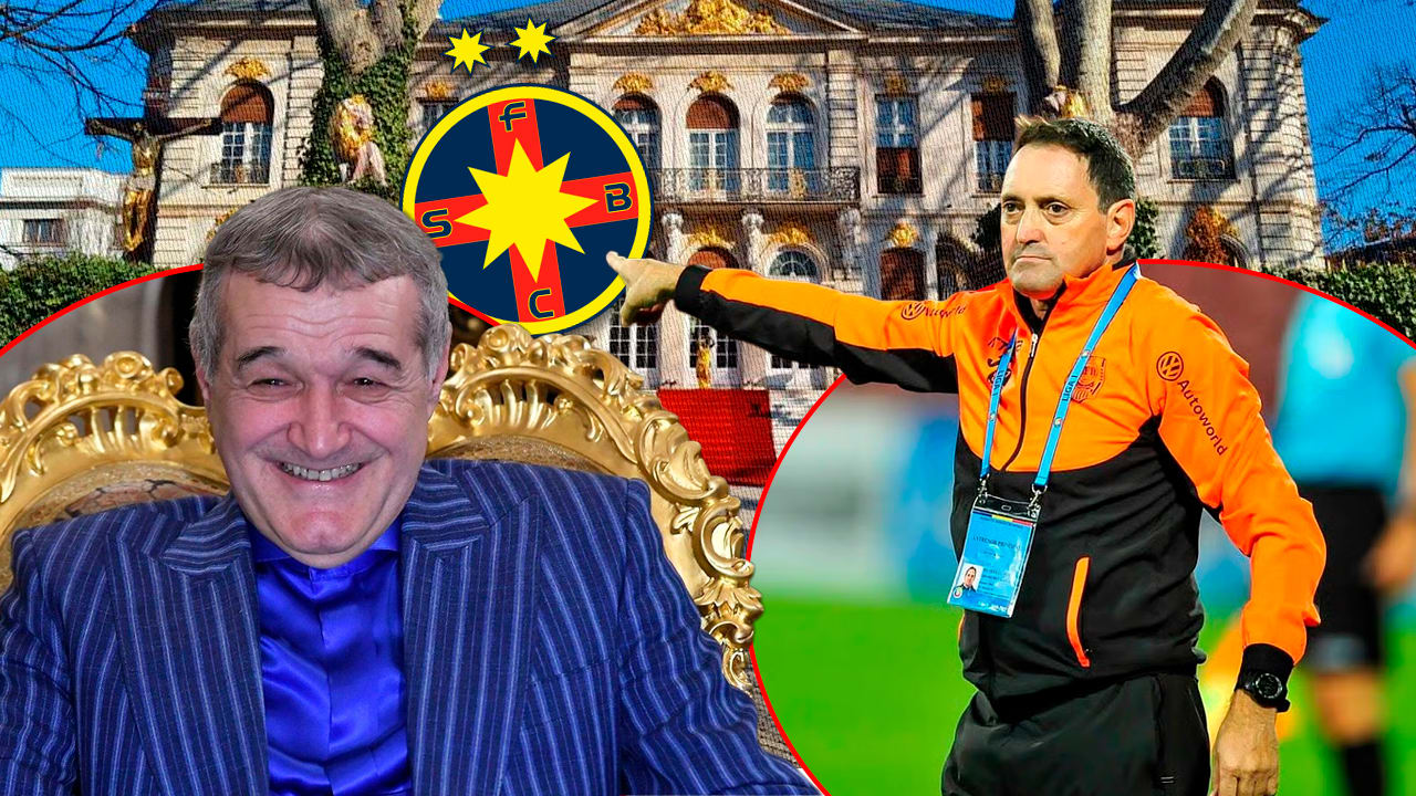 Toni Conceicao în discuție cu Gigi Becali la sediul FCSB Toni Conceicao în discuție cu Gigi Becali la sediul FCSB