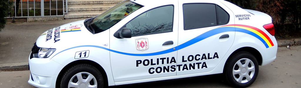 Polițiști locali în acțiune în Constanța, gestionând traficul și siguranța publică