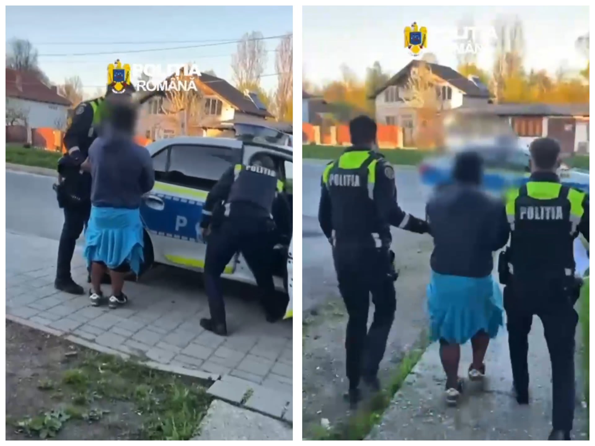 Un tânăr reținut în Vâlcea după ce a distrus o mașină în urma unui conflict la bar
