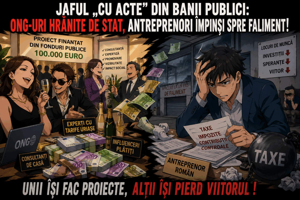 Jaful banilor publici: ONG-uri sorosiste finanțate de stat, antreprenori în pericol de faliment