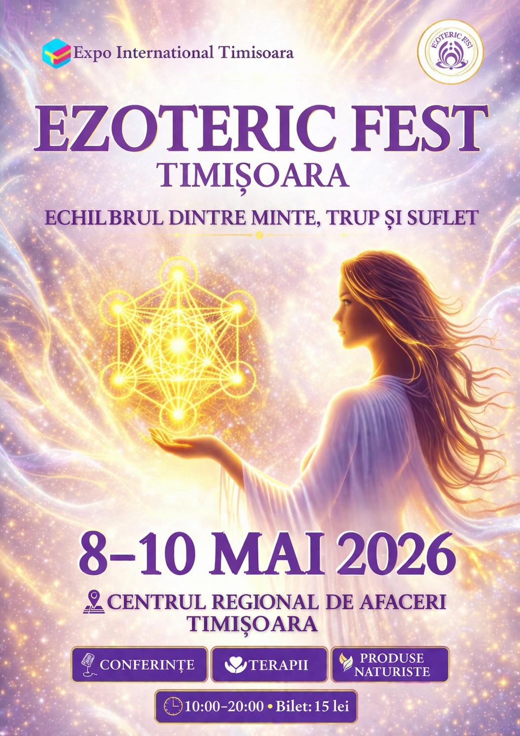 Participanți la Ezoteric Fest în centrul de afaceri din Timișoara Participanți la Ezoteric Fest în centrul de afaceri din Timișoara