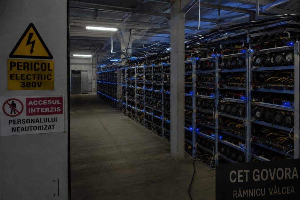 EXPLOZIV! Fermă de criptomonede pe platforma CET Govora, consum uriaș de energie în clandestinitate
