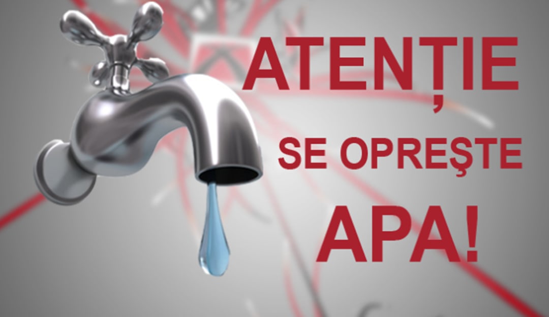 APAVIL oprește apa pe câteva străzi din Nordul Râmnicului pentru lucrări de blindare pe 13 mai 2026