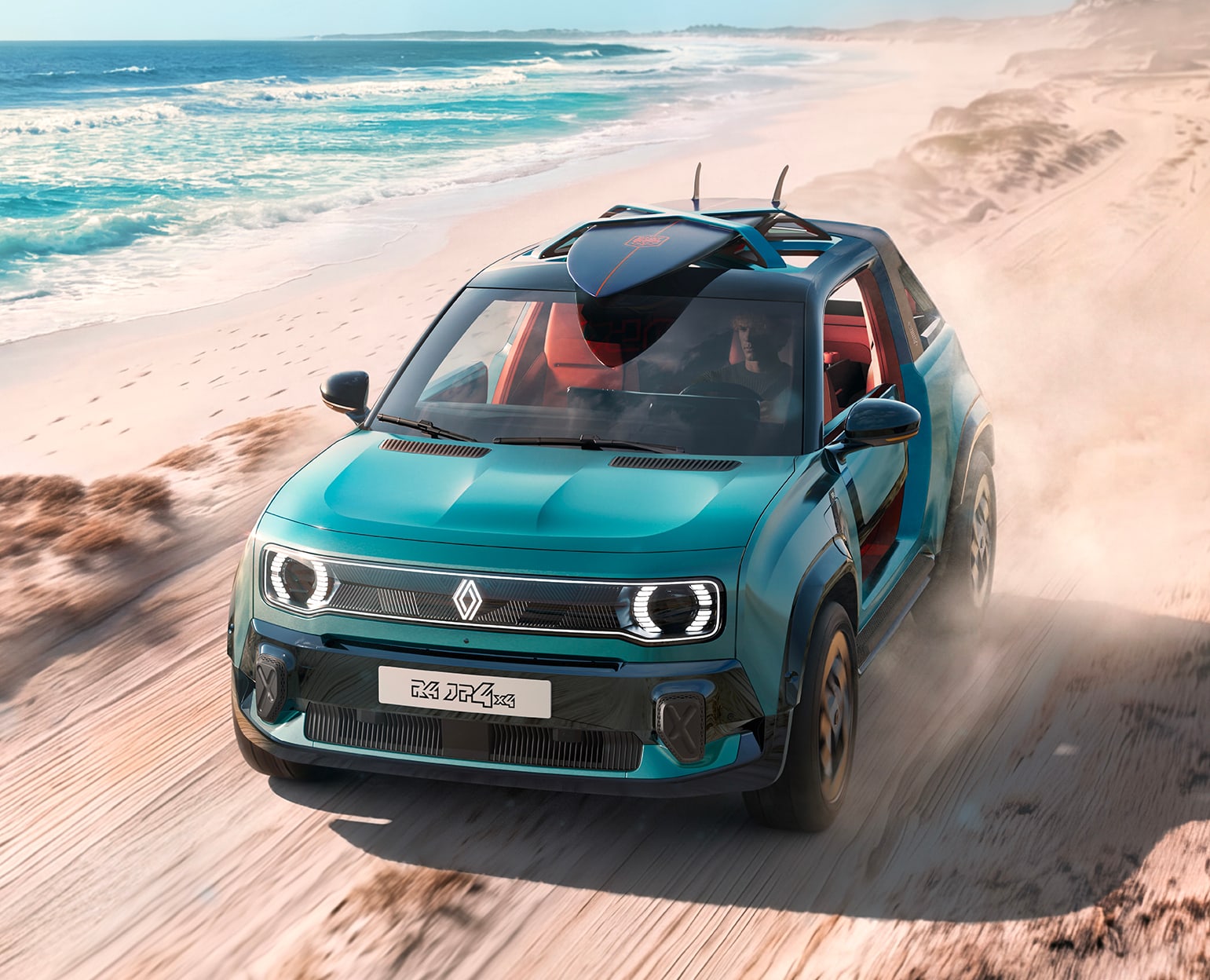 Constructorul auto francez a lansat un 4X4 electric pentru plajă la Roland-Garros