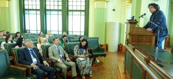 Sala Senatului Universității Politehnica Timișoara, ceremonia de deschidere Erasmus+ ISW