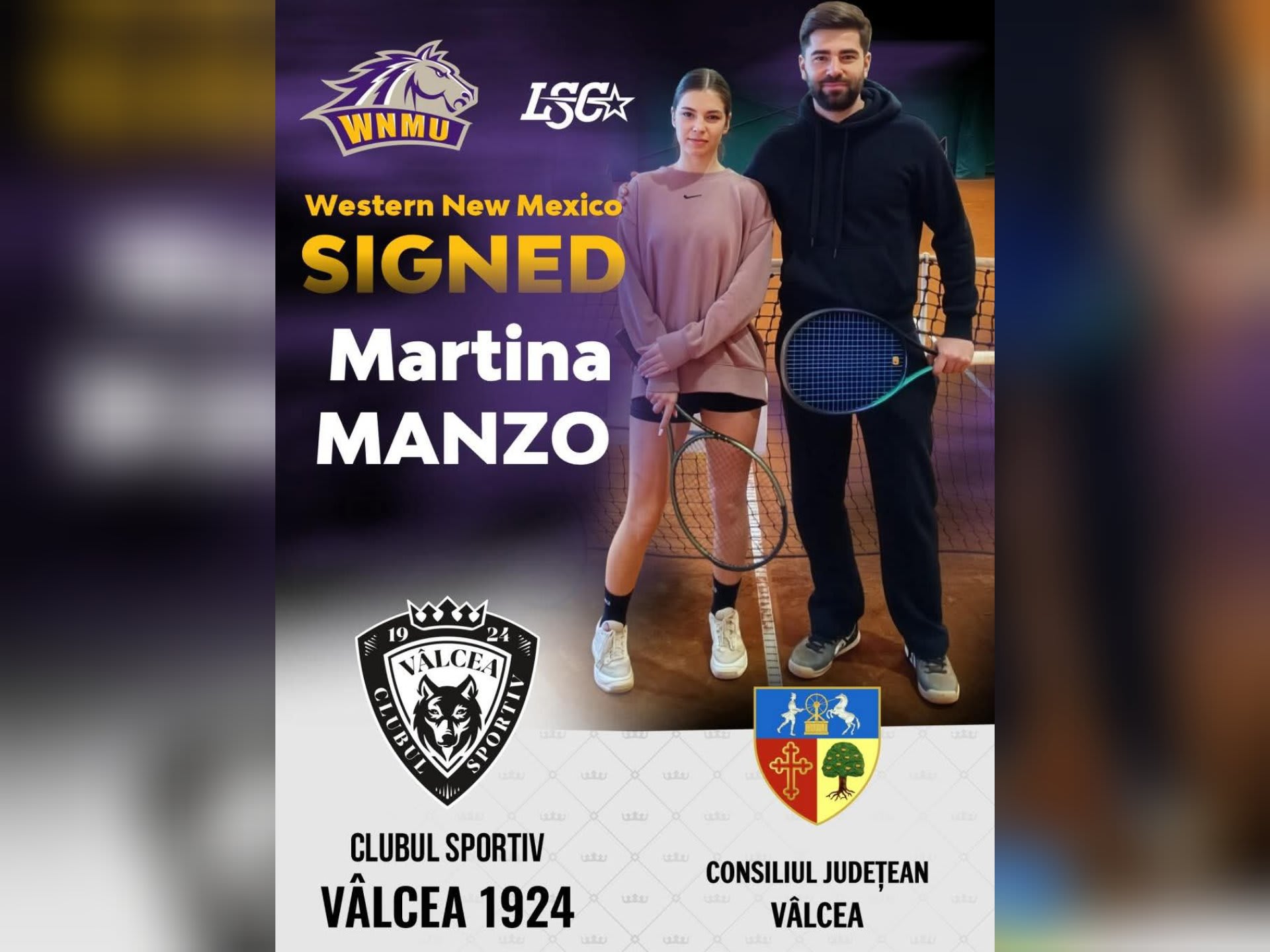 Sportiva vâlceană Martina Manzo obține bursă completă în SUA: „Se poate face și carte, și sport!”