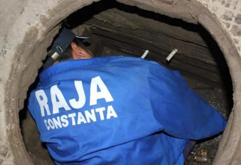 Echipe RAJA în timpul lucrărilor de mentenanță la sistemele de apă din Constanța