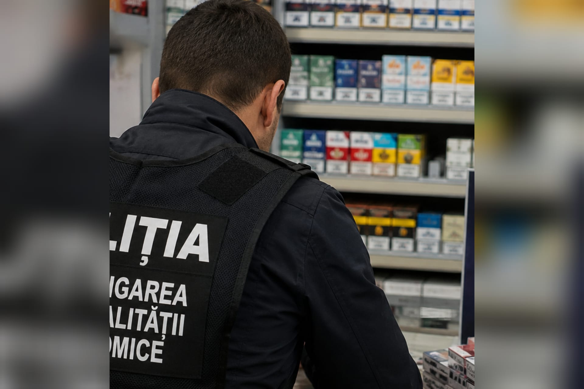 Razie a polițiștilor din Vâlcea împotriva comerțului ilegal cu țigări. Amenzi de 15.000 de lei și peste 1.000 de țigarete confiscate