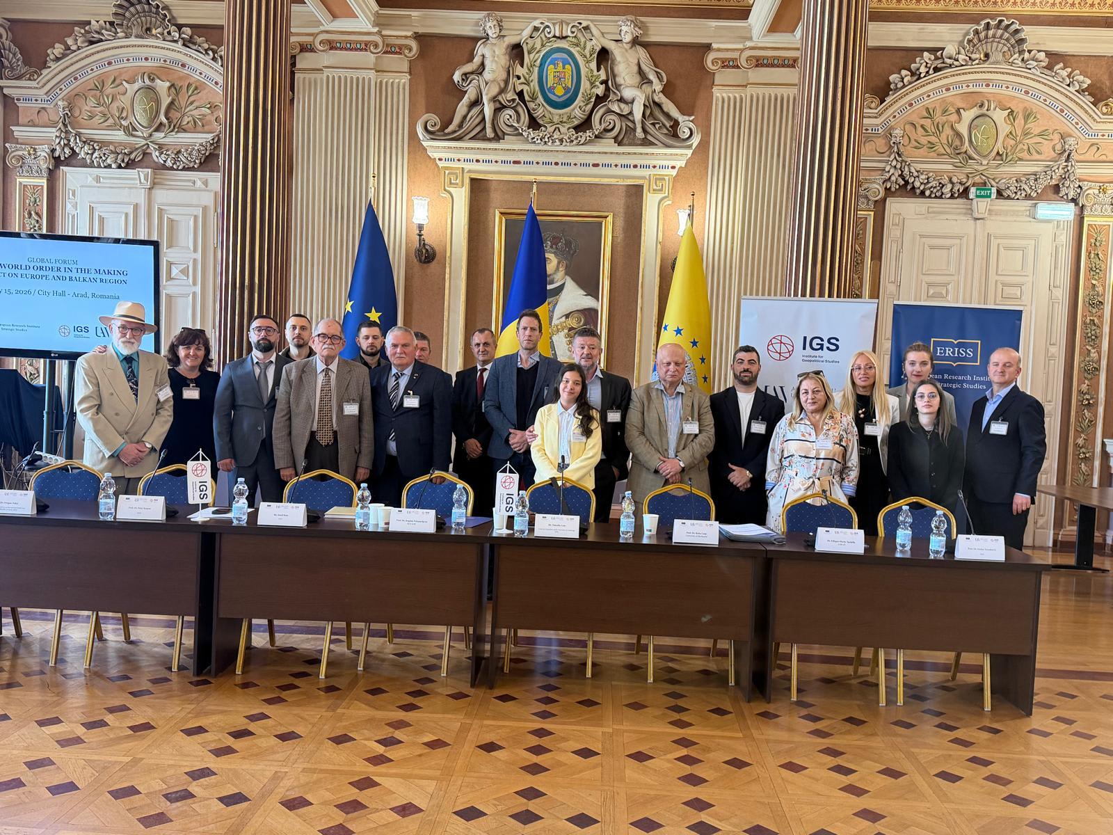 Arad găzduiește conferința internațională despre transformările geopolitice din Balcani