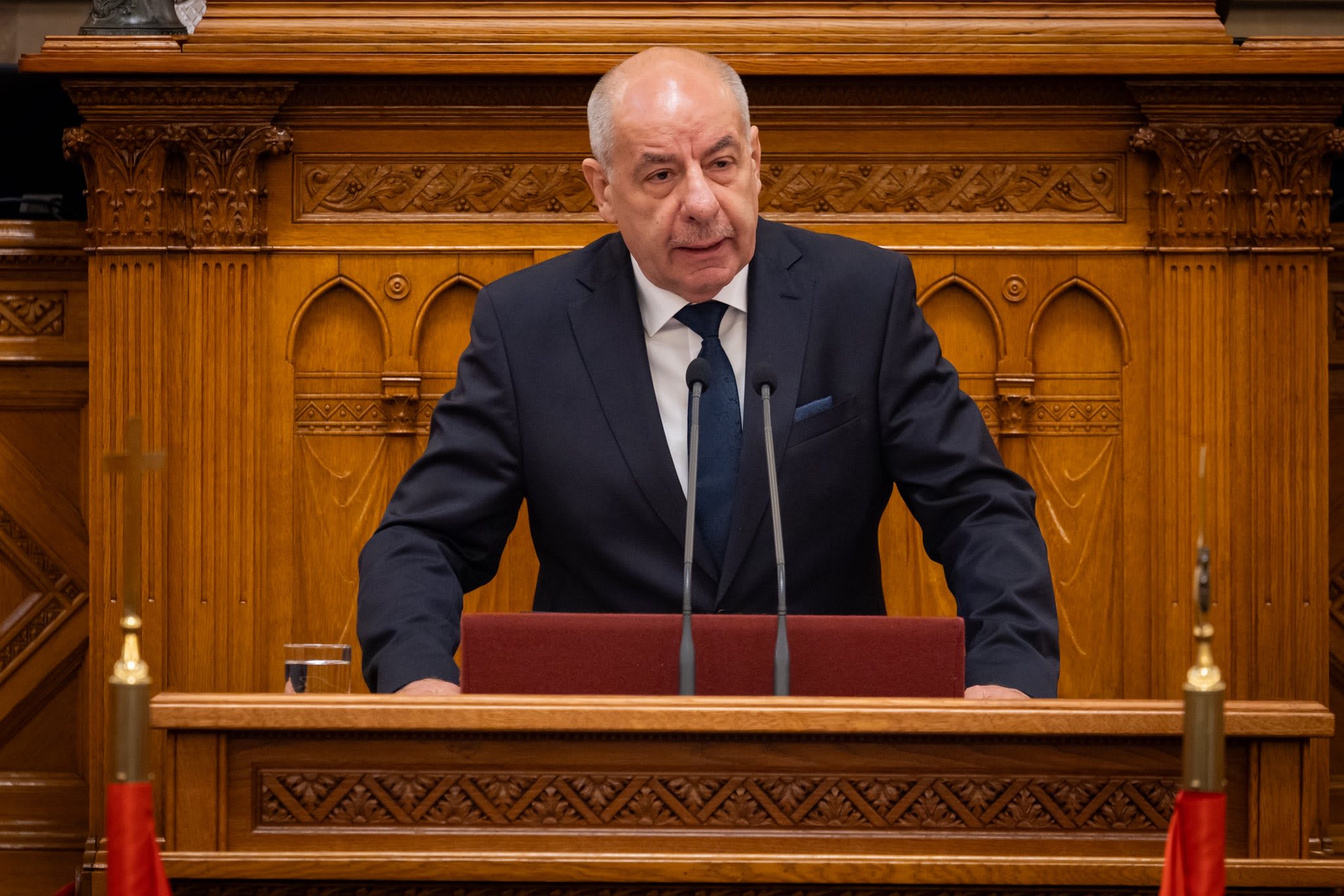 Tamás Szujok și Péter Magyar în discuție politică la Budapesta Tamás Szujok și Péter Magyar în discuție politică la Budapesta