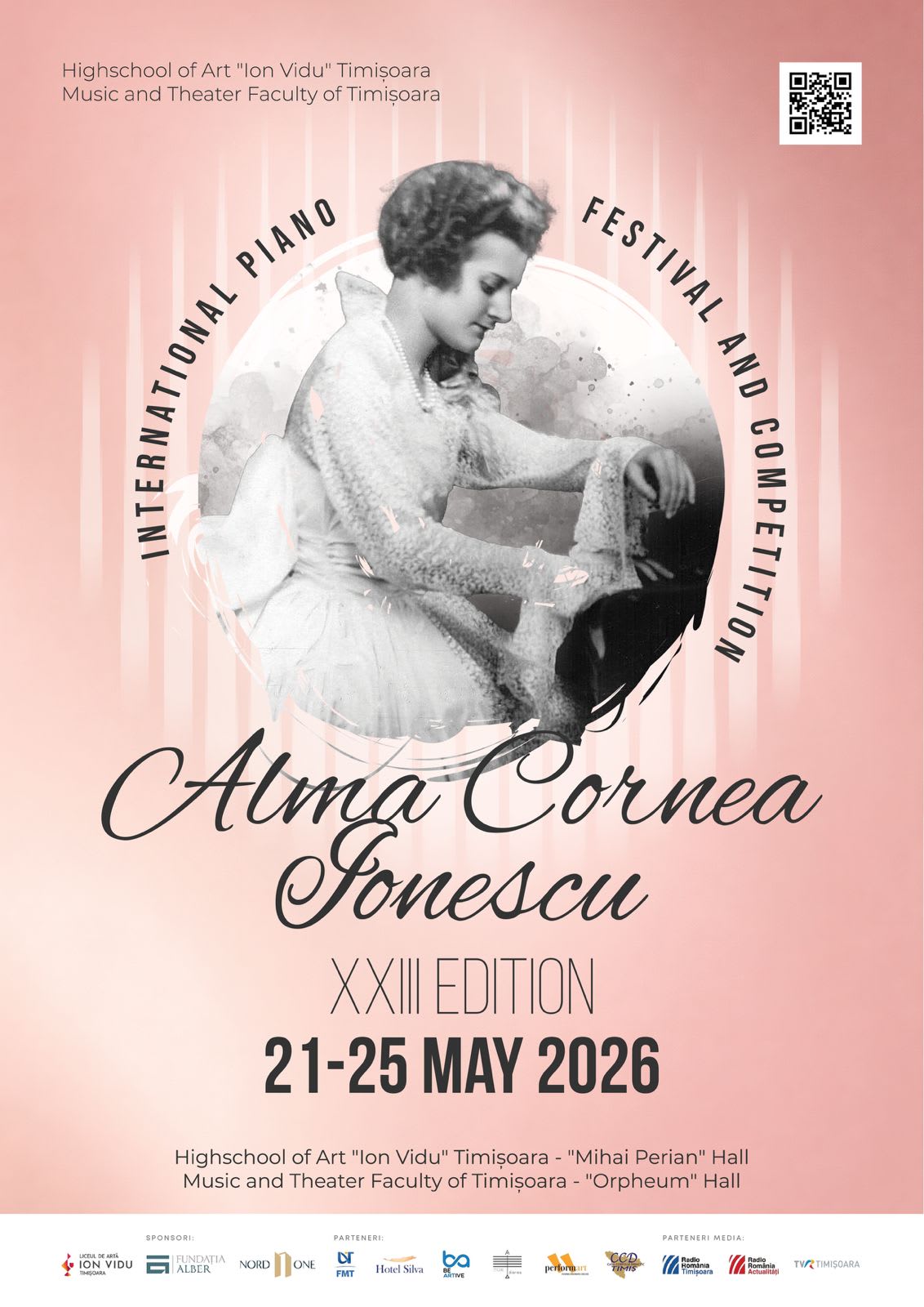Recital de pian la Festivalul Alma Cornea Ionescu 2026 în Timișoara Recital de pian la Festivalul Alma Cornea Ionescu 2026 în Timișoara